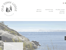 Tablet Screenshot of oldtownlodge.se
